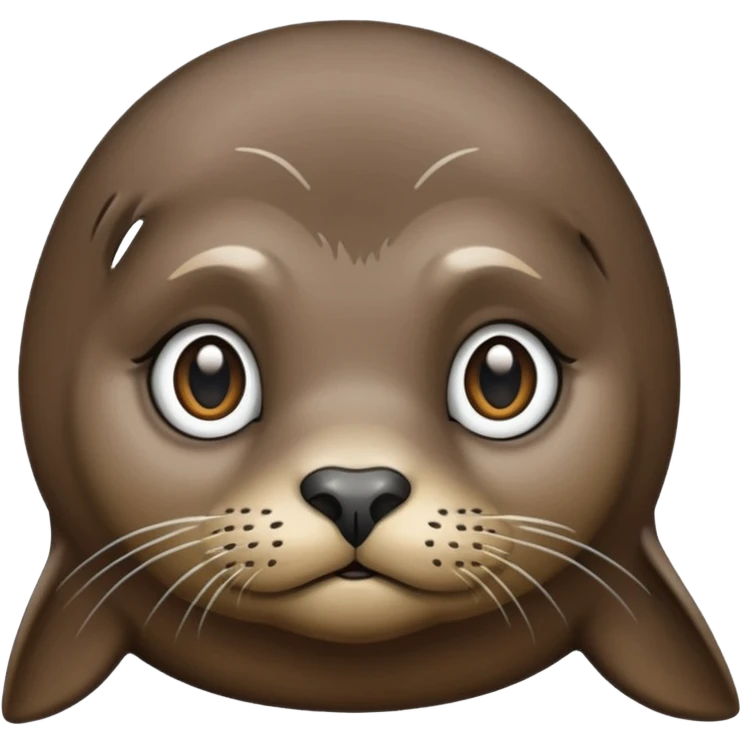 Female seal long hair emoji