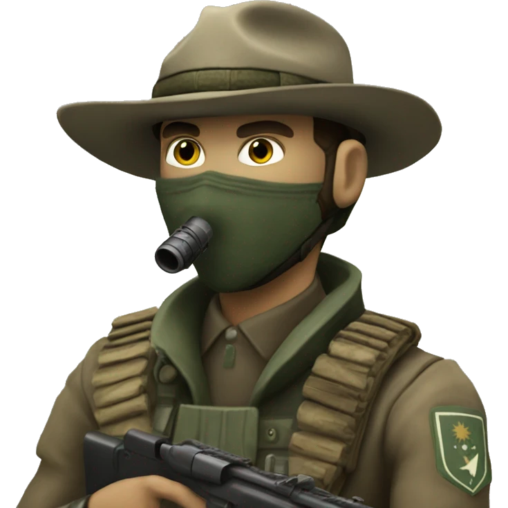 NCR ranger with a sniper emoji