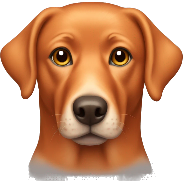 fox red labrador  emoji