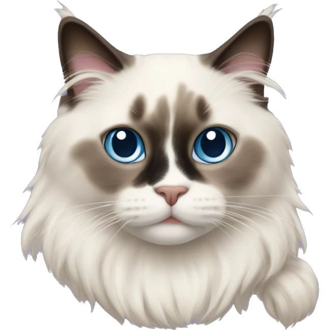 Ragdoll cat emoji