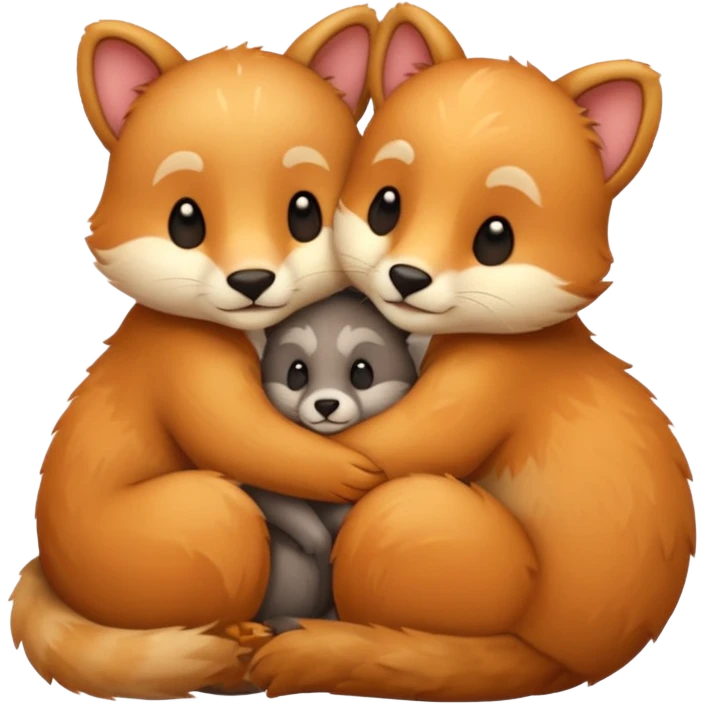 2 animaux amoureux emoji