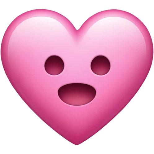 Heart pink  emoji