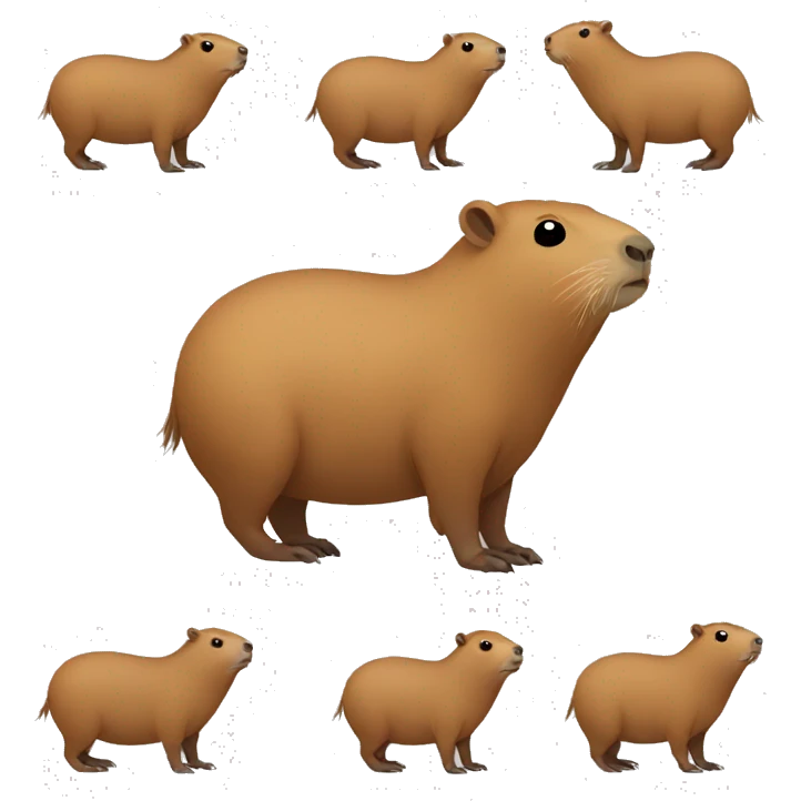 Capybara emoji