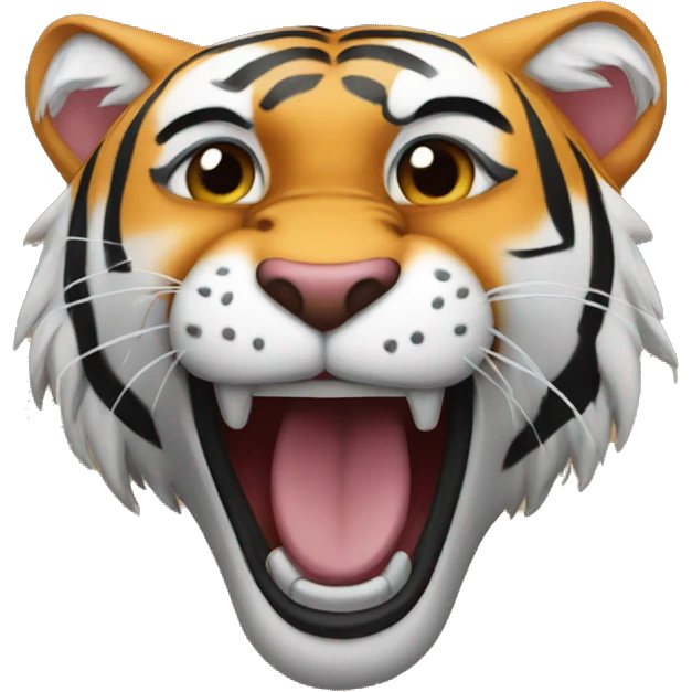 Tiger heart emoji