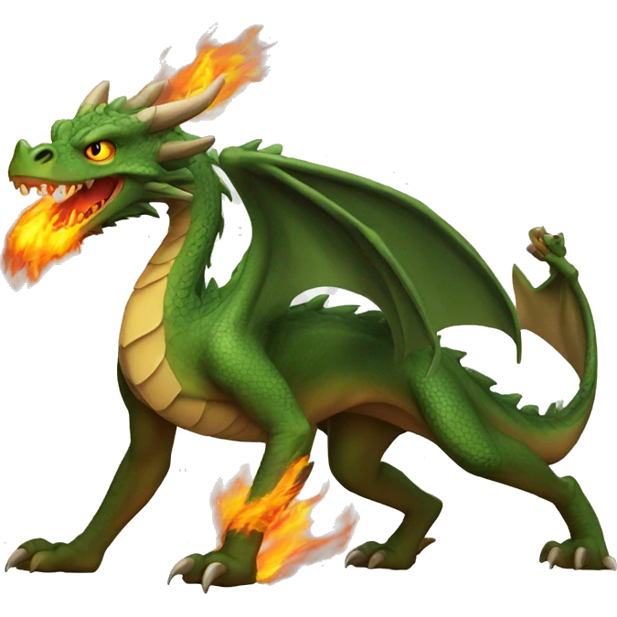 Dragon de feu emoji