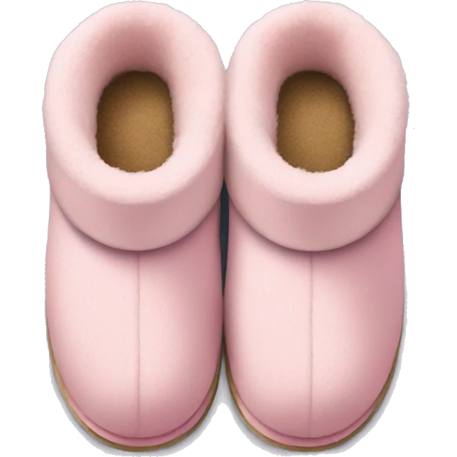 light pink UGG slippers  emoji