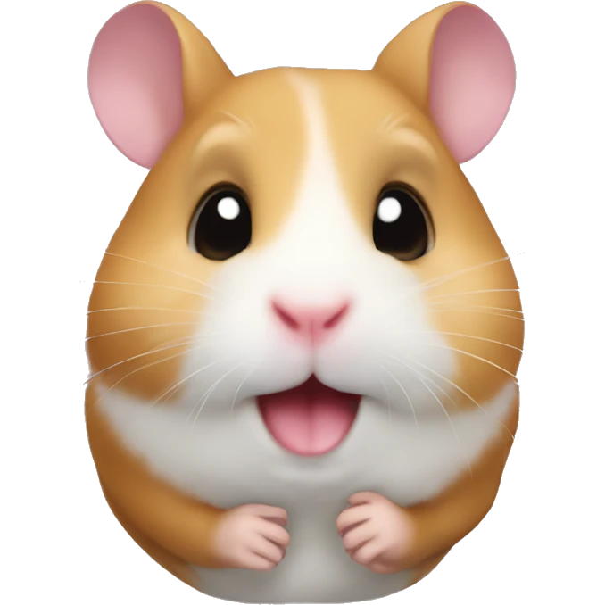 Hamster kiss emoji
