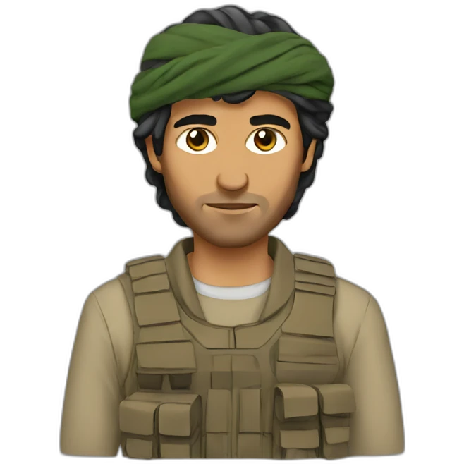 Afghan freedom fighter emoji