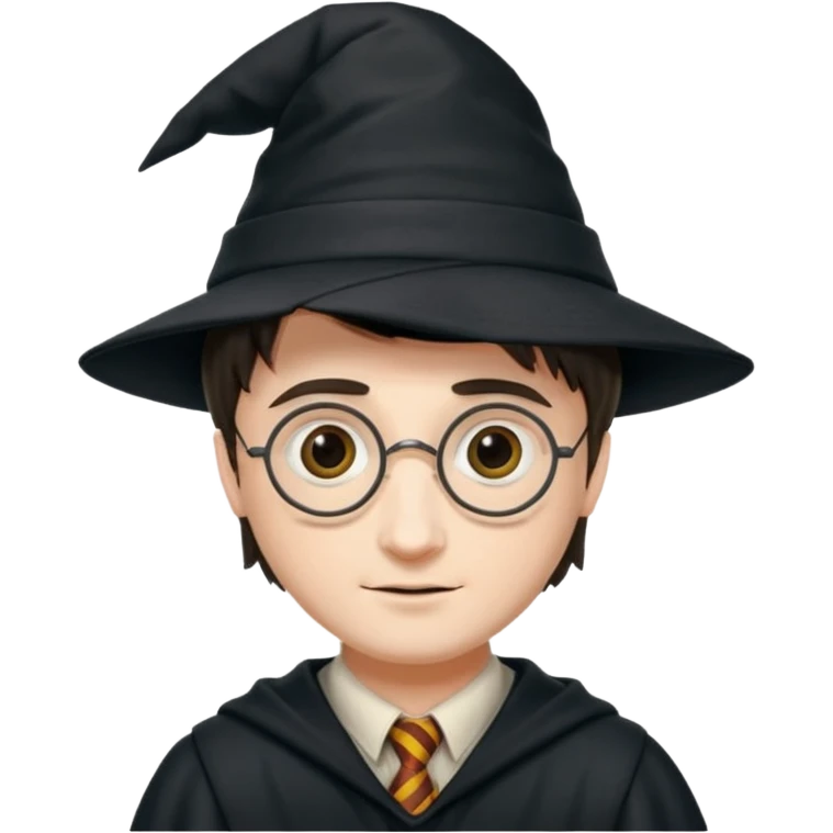 Harry potter with hat emoji