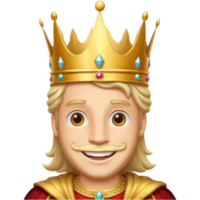 happy king emoji