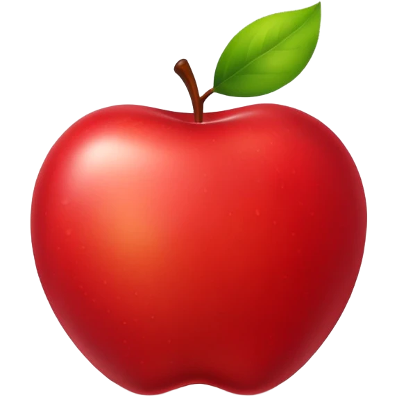 red apple emoji