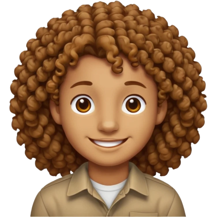 curly animal with shirt emoji