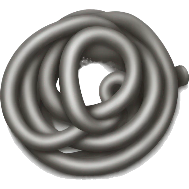 Water hose with a knot emoji