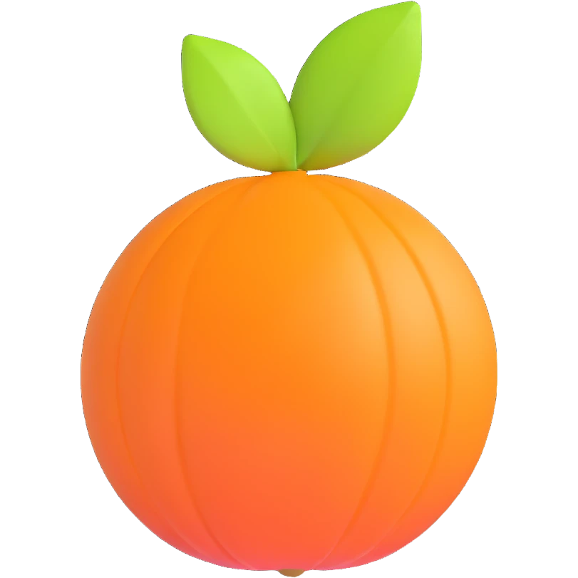 tangerine emoji