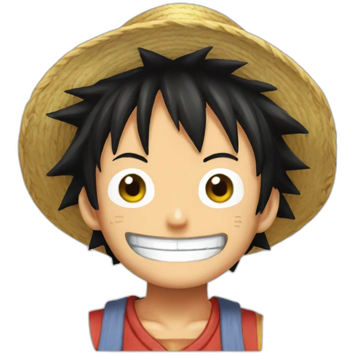One piece Luffy emoji
