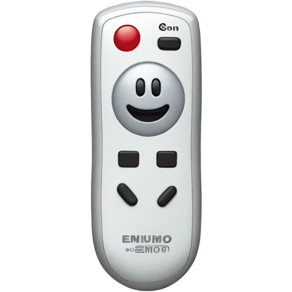 Nintendo remote with a smile emoji