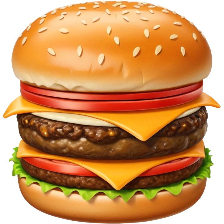 i want the Gooey Cheeseburger in 5–20° gentle bird’s-eye angle

 emoji