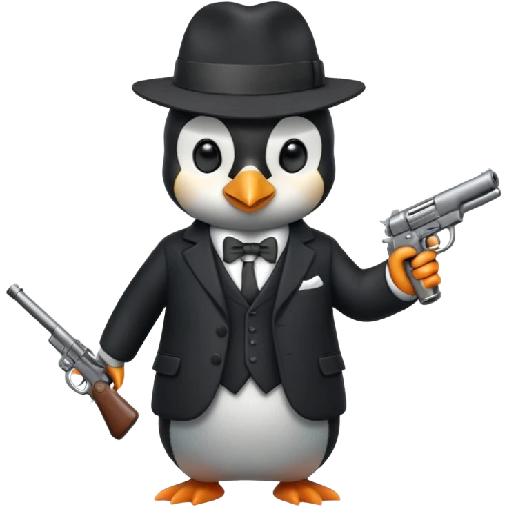 Penguin  gangster  emoji