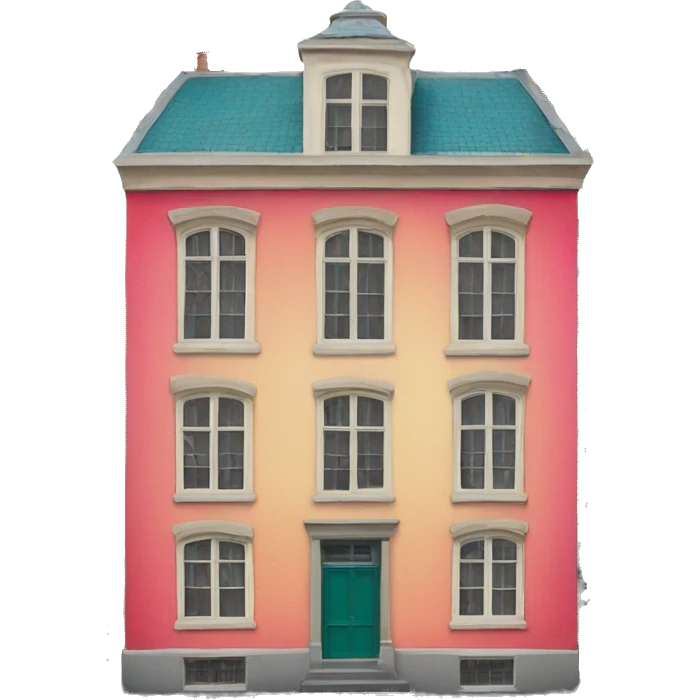 Brussel House colourful  emoji