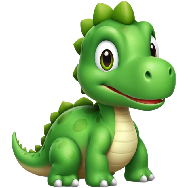 Yoshi  the dinosaur emoji