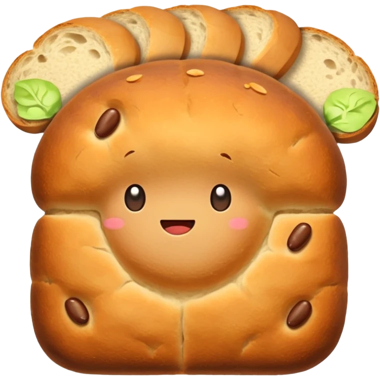 bread with beans on it emoji