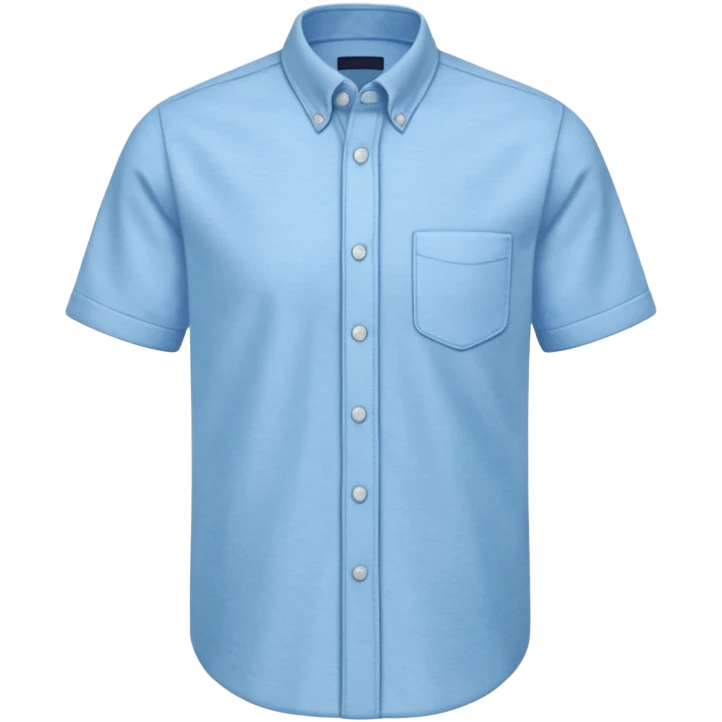 light blue oxford shirt emoji