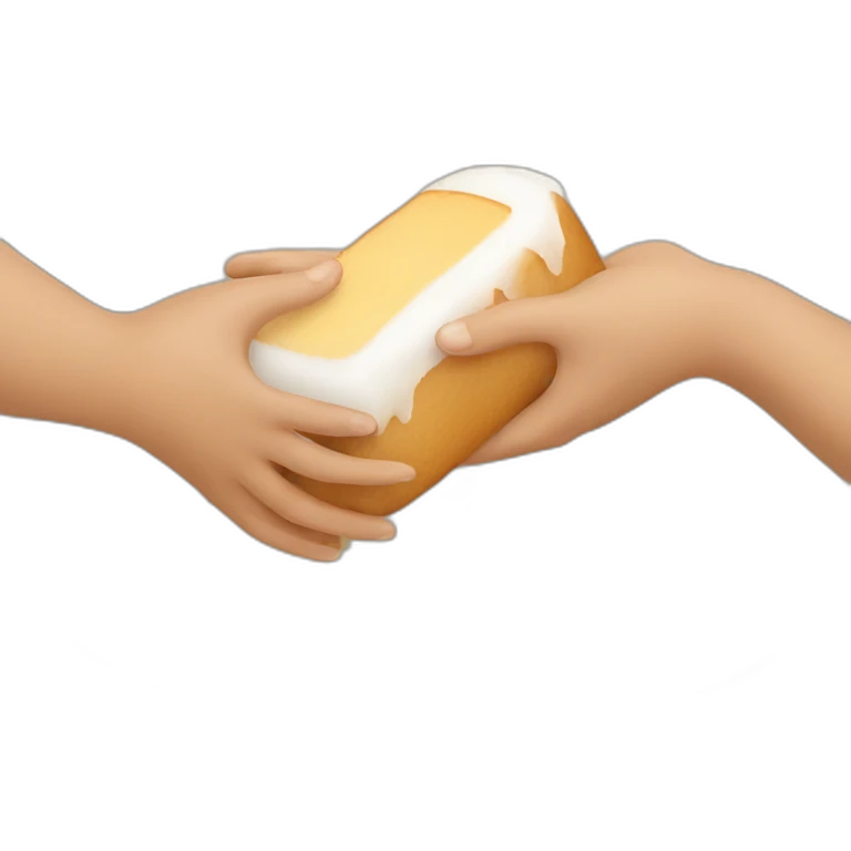 Bread-washing-hands-with-soap emoji