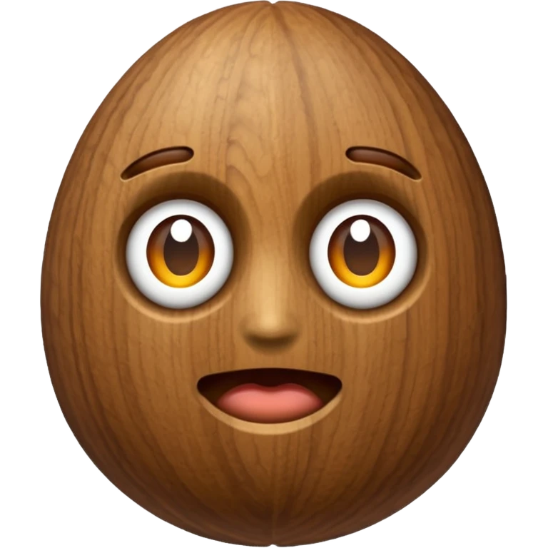 Walnut emoji. Just a walnut. emoji