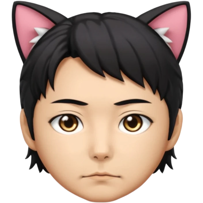 Toji Fushiguro with cat ears emoji