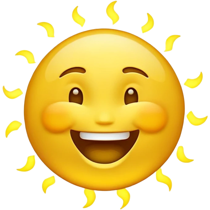 laughing face pulsating emoji
