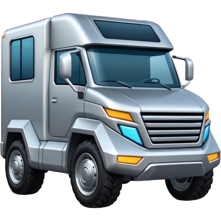silver cyber truck emoji