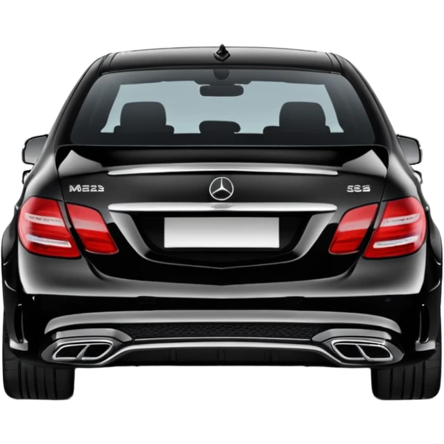 Mercedes e63s w212 black back emoji