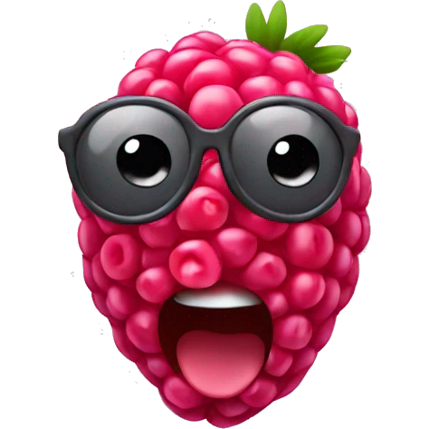raspberry raf emoji