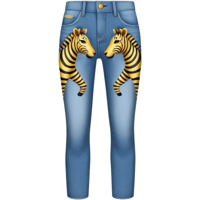 Jeans de cebra emoji