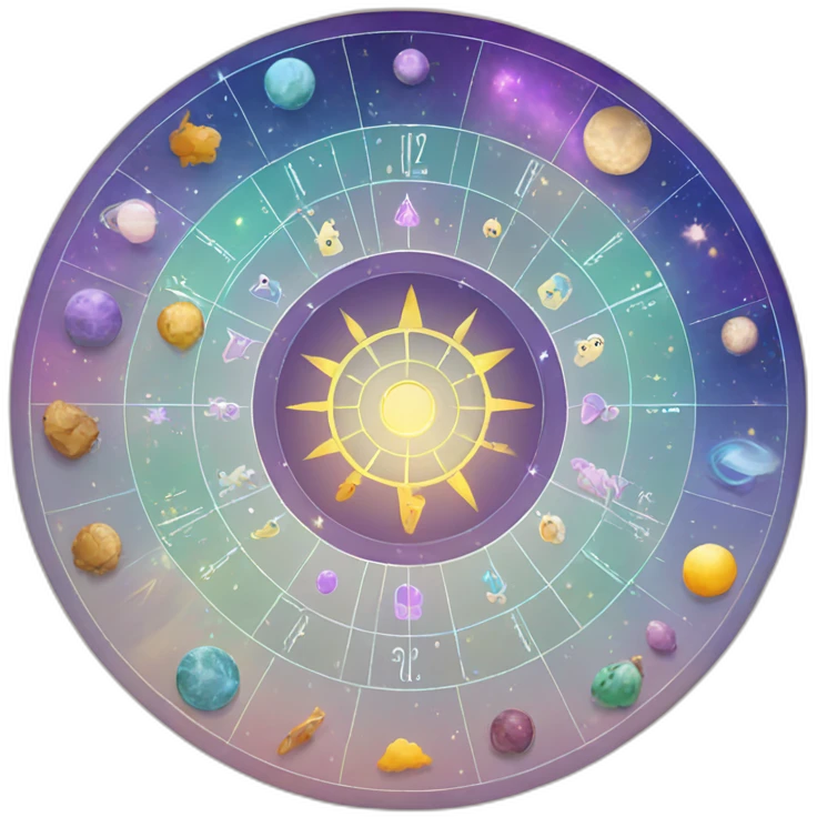 Astrology wheel emoji