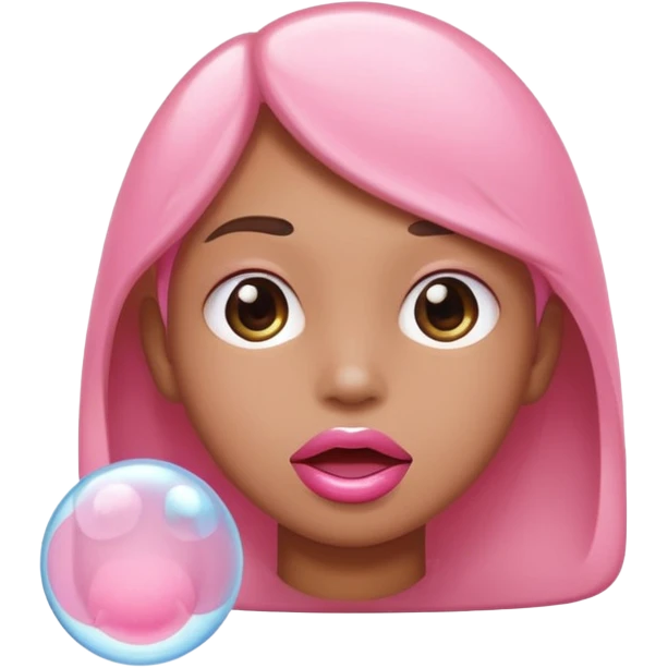 person gum bubble emoji