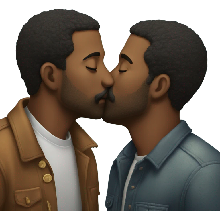 two  men kissing  emoji