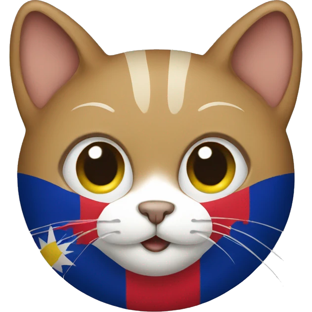 cat with a philippine flag emoji