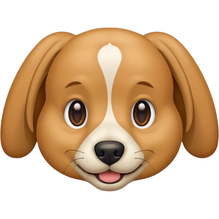 Smirking dog emoji