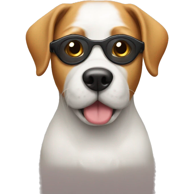dog with a disguise  emoji