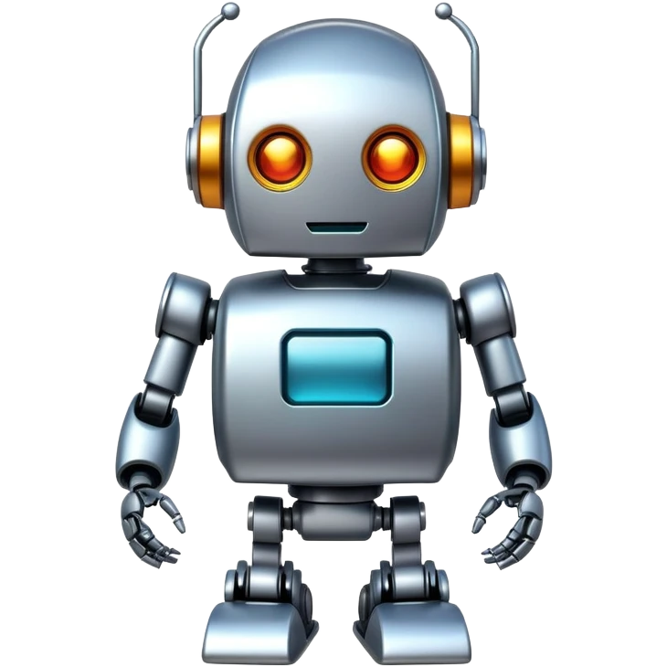 robot cartoon character emoji