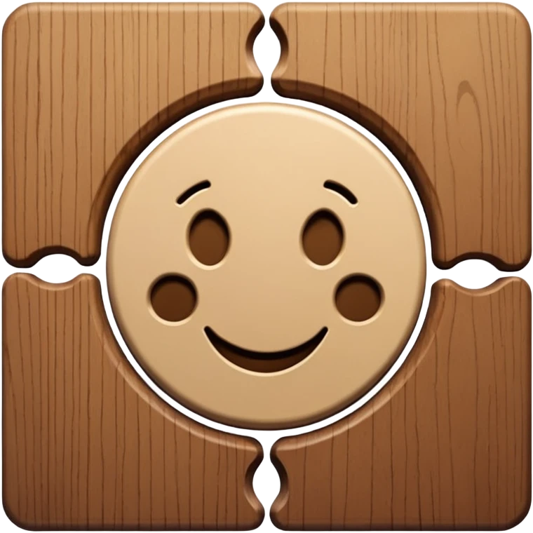 a square puzzle piece above a circular puzzle hole emoji
