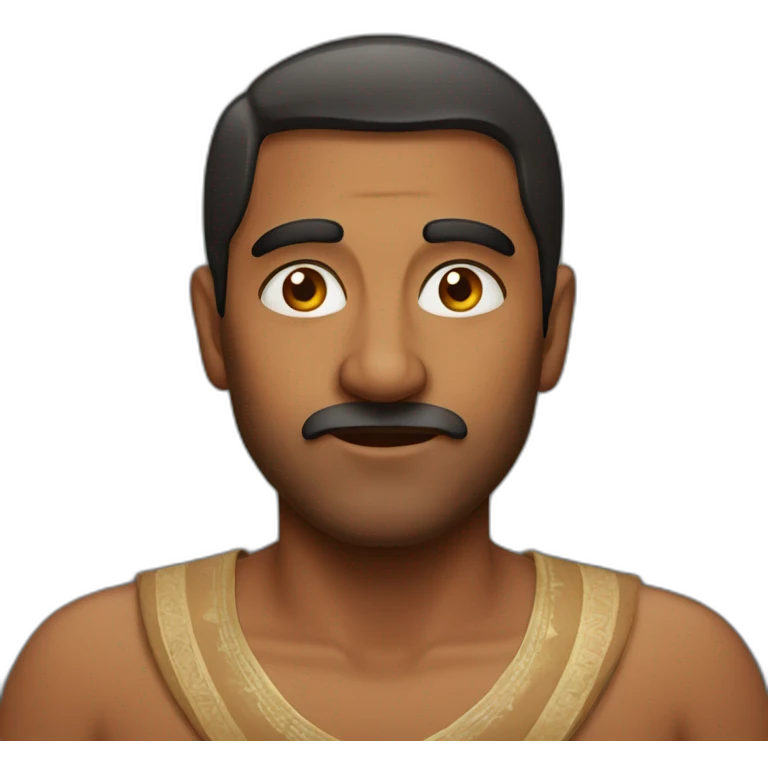 indian man face emoji