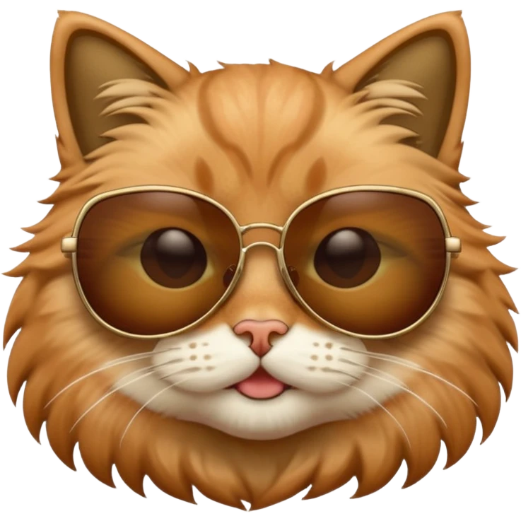 Cat wearing sunglasses emoji