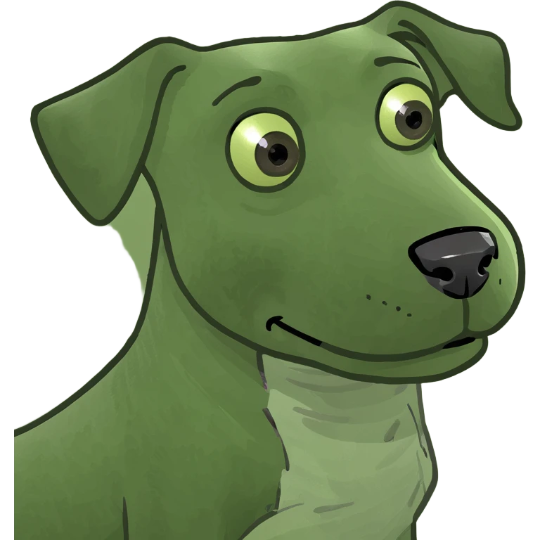 a dog emoji