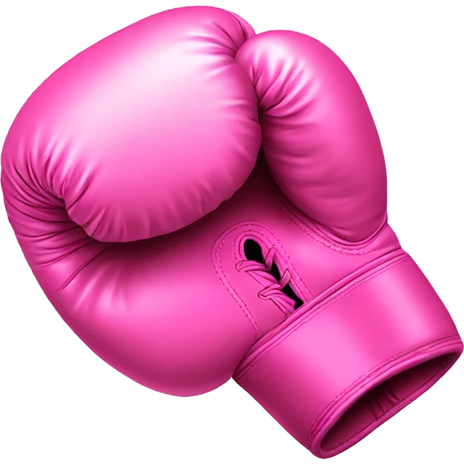 pink boxing glove  emoji