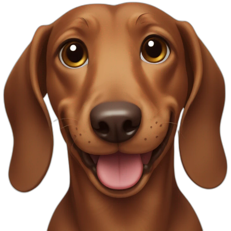 dachshund-smile emoji