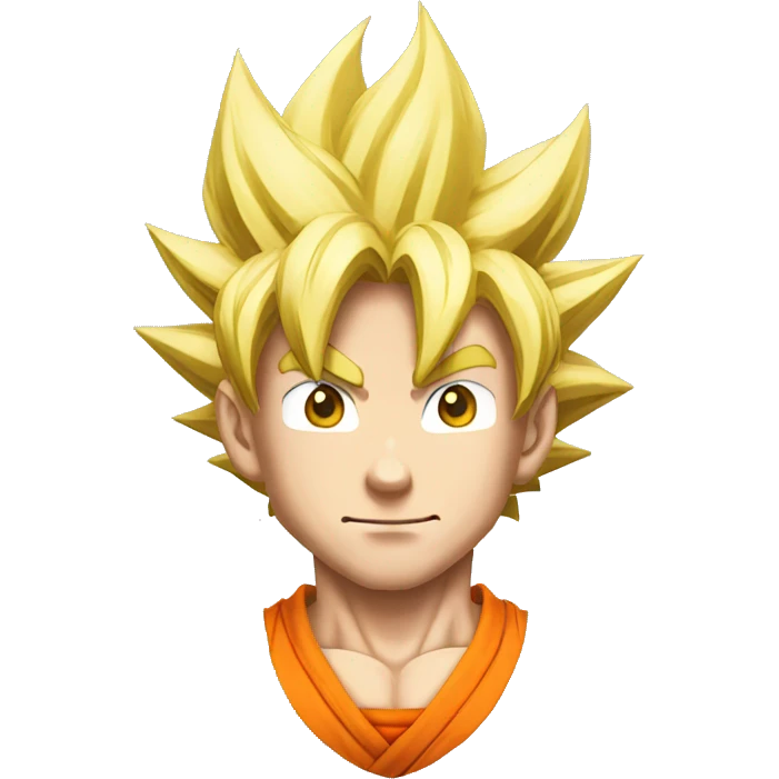 Goku from dragon ball z emoji