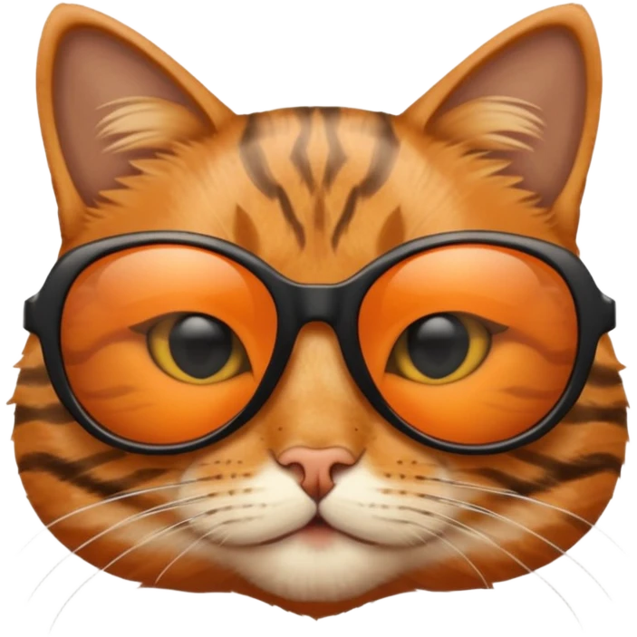 Cat wearing sunglasses emoji