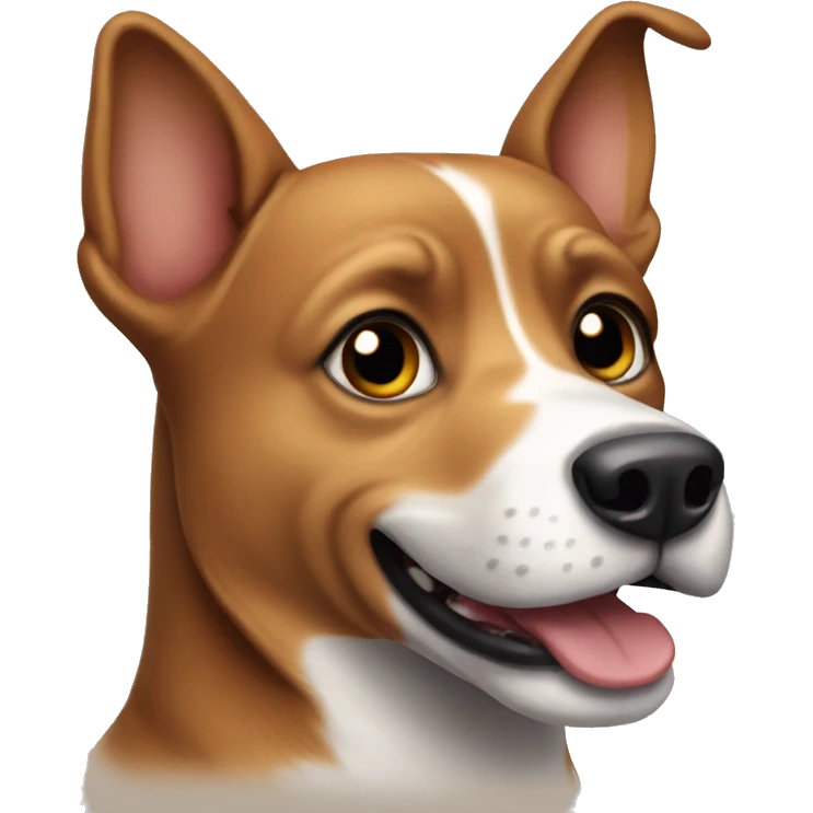 Friendly dog emoji